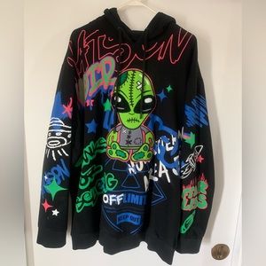 Maison Noir XXL Alien hoodie